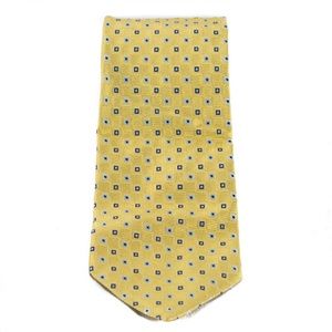 Brooks Brothers Men Necktie Tie 56 X  3.5 Yellow